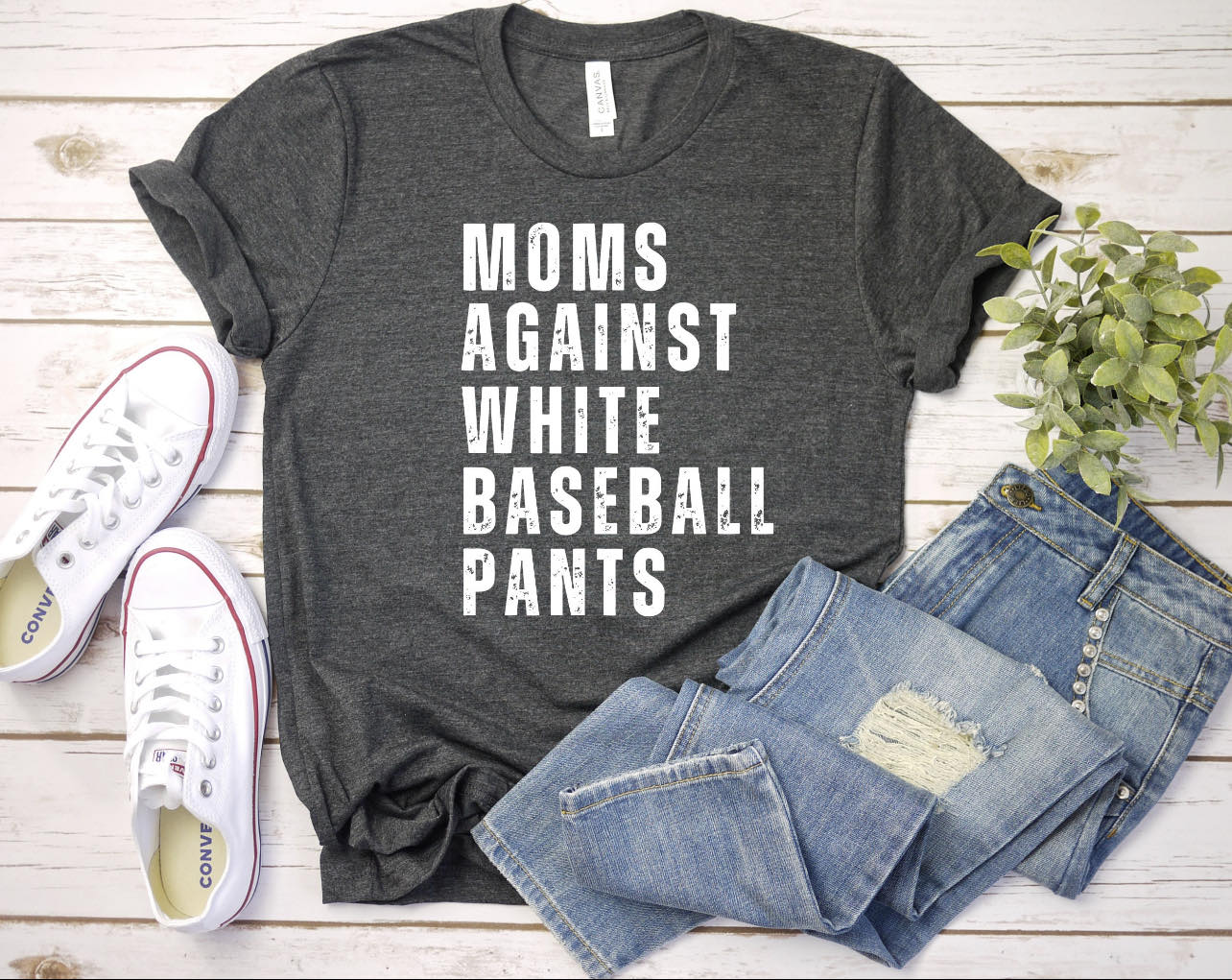 *NEW* Moms against white baseball pants
