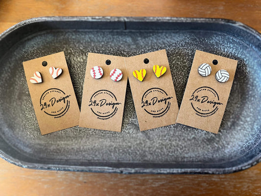Sports Themed Earrings