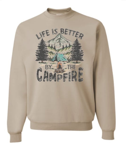 Life is Better by the Campfire Pullover
