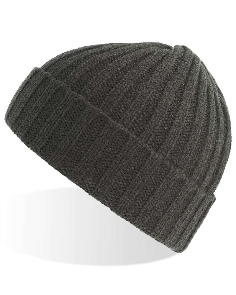 Custom Beanie with leather patch