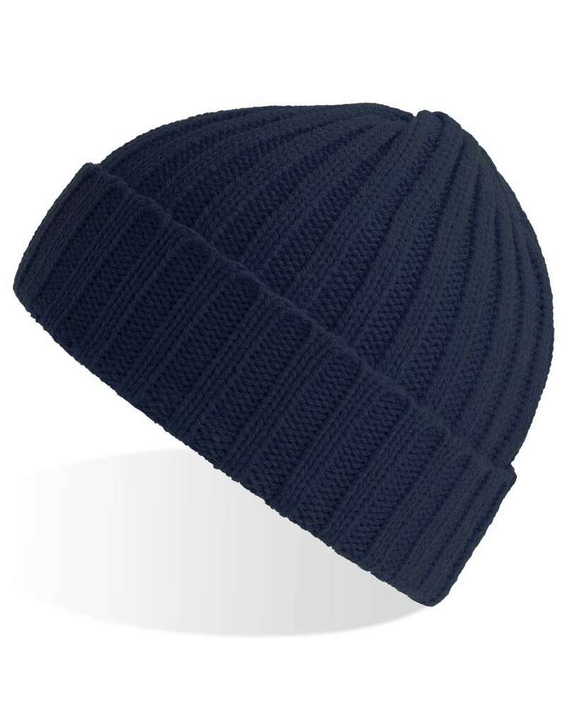 Custom Beanie with leather patch