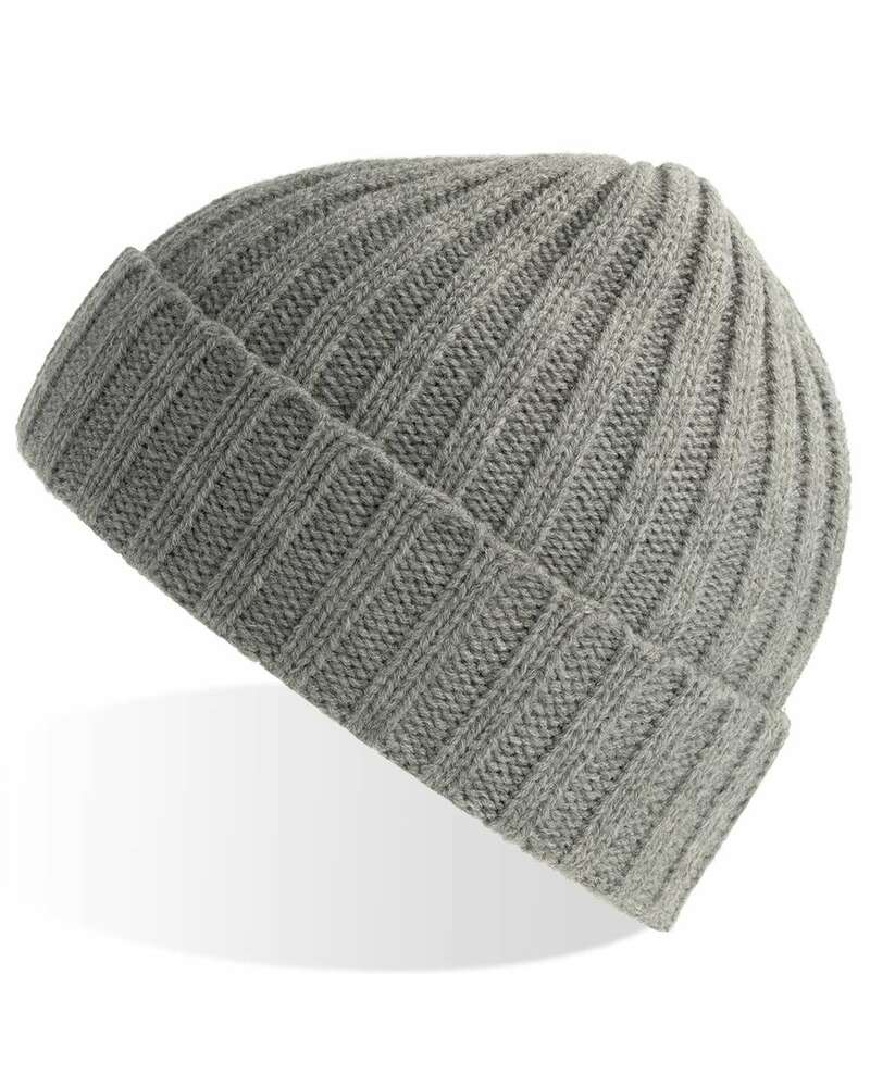 Custom Beanie with leather patch